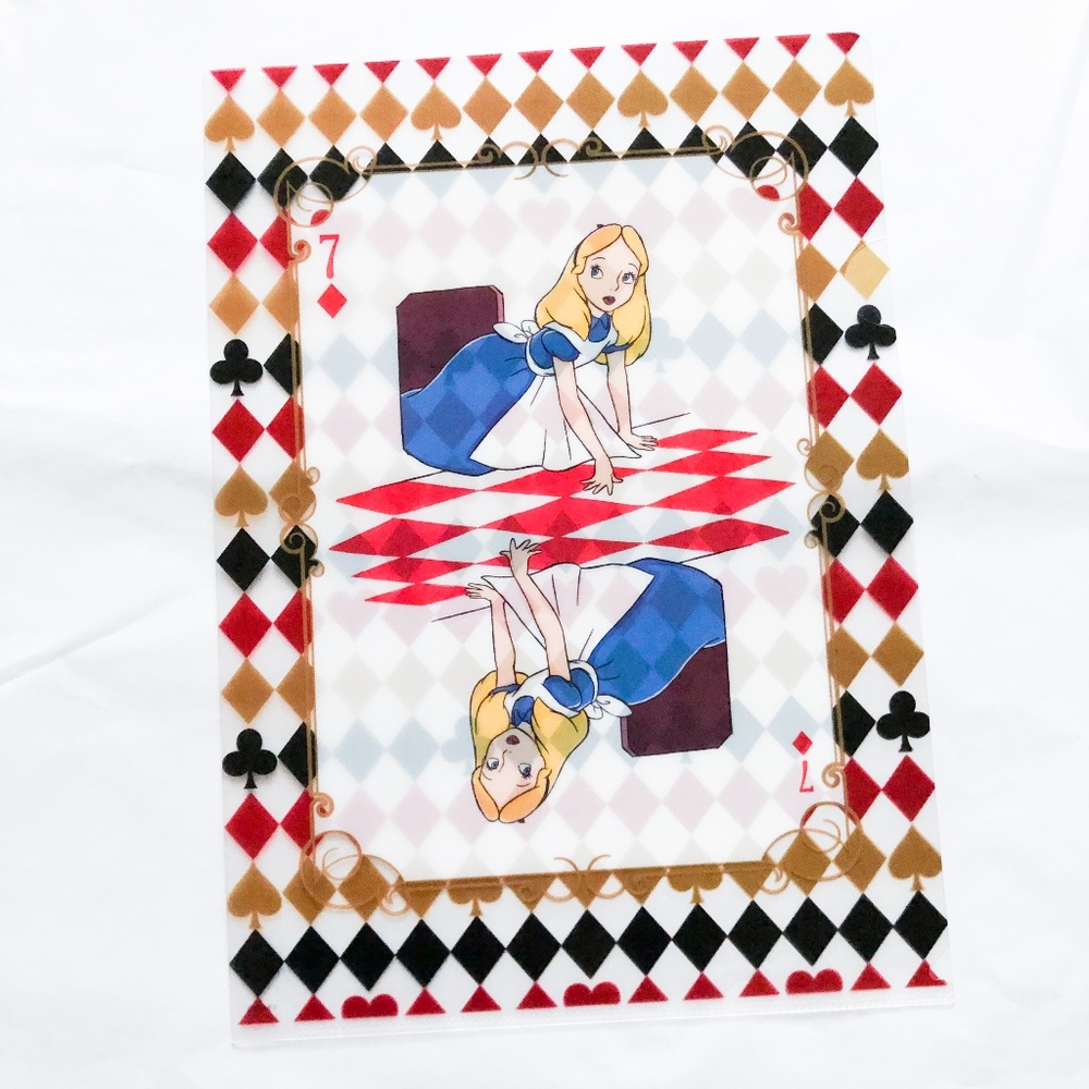 Disney Alice In Wonderland Clear File Folder